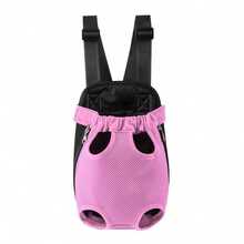 Dog Breathable And Burden-Backpack Pet Shoulder Chest Bag Pet Travel Backpack Four-Legged Backpack,Pet Backpack Adjustable Pet Front Dog Backpack Travel Bag, Out Easy-Fit Traveling Hiking Camping Small Medium Dogs Cats Puppies - Black - View 1