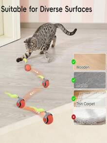Đồ chơi bóng lăn có đuôi cho mèo, sạc điện, tương tác, dành cho mèo trong nhà, giúp mèo con vận động, đồ chơi bóng lăn thông minh kích hoạt bằng chuyển động, đồ chơi cho thú cưng trong nhà. - trái cam - Xem 7