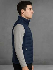 HPC POLO Men's Casual Vest - Nice, Lightweight, Comfortable - 藏蓝色 - 查看 3