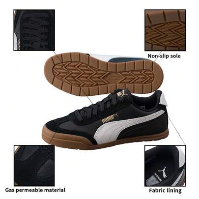 Puma Super Turino 低帮缓震运动鞋，轻便运动鞋，情侣休闲鞋，适合室内外活动，402612-02