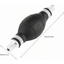 EstiloBomba de combustible, línea universal de montaje de la bomba de de goma y aluminio Bombilla de cebado manual Gasolina Gasolina Para embarcación de motor Fuera de borda marina(12mm)Versión mejorada - 12 mm - Ver 2