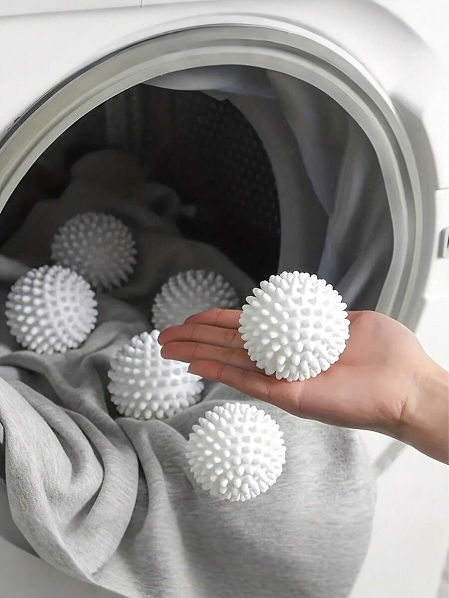 可重复使用的洗衣球套装无需用电即可去除衣物绒毛、柔软衣物、防止缠结并减少褶皱。洗衣配件,超大洗衣球,洗衣机专用洗衣球,洗衣烘干两用球,烘干纸——母亲节、暑假以及全家必备的家居用品。 - 彩色 - 查看 1