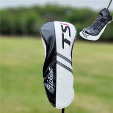 New TSI Logo Driver Covers Fairway Wood Headcover Hybrid Cover PU Leather Headcover Golf Head Cover