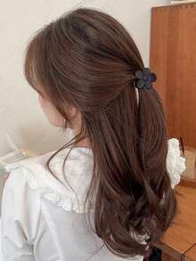 9件套黑色哑光发爪，百搭发饰，小巧发夹，简约风格，适合度假、海滩、日常休闲佩戴，四季皆宜，发饰套装，发饰，女士配饰，返校季发饰，蝴蝶结发夹，时尚发爪夹 - 黑色 - 查看 3