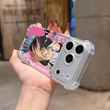 My Dress-Up Darling Phone Case Suitable For IPhone 17 16e 16 15 14 13 12 11 Mini Pro Max Air X XR XSMAX 8 7 Plus, Shockproof Transparent Soft Back Cover, Cute Phone Accessory, High-Quality Case, Lightweight Material, For Anime Lovers - 無色 - 查看 4