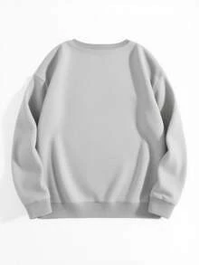 I Love You Groovy Valentine's Day Purple Vintage Sweatshirt_92_t1 - 淺灰色 - 查看 2