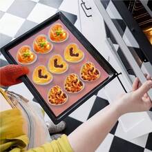 10/25/50 Valentine's Day Aluminum Foil Cake Box Lid, 3.4 Oz/100ml Heart-Shaped Cake Box, Suitable For Valentine's Day, Mother's Day, Wedding Sets - Red - View 5