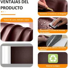 Parche Autoadhesivo de Vinipiel para Reparacin de Piel y Cuero 10x170cm, para Sofs, Asientos de Auto, Muebles y Ms, Solucin Rpida para Raspaduras, Roturas y Grietas Negro - Marrón Oscuro - Ver 7