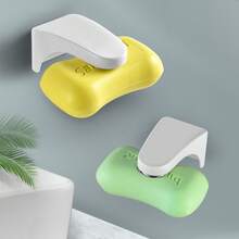 磁性皂架 壁挂式免打孔晾干架 浴室收纳架 - 彩色 - 查看 3