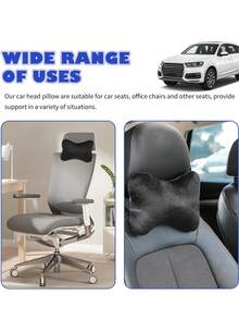2pcs/1pc Car Headrest, Soft And Comfortable Car Neck Pillow, Relieve Driving Fatigue, All-Season Car Headrest, Car Interior Accessories, Suitable For Sedan, SUV - Style a - View 10
