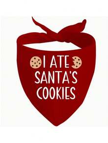 1 Extra Large 24.8x11 Inch Red Pet Drool Bib - Fun Pet Bandana, Reusable Dog Bib Scarf And Drool Towel, Can Be Used As A Gift - Red - View 6