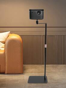 360°Swivel Projector Stand Adjustable Height Projector Floor Stand Floor Home Office L-Shape Projectors Mount Bracket