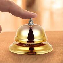 1PC 3.35 Inch Service Bell For Calling Customer Service, Desk Bell, Restaurant Games, Hotel Bell Or Dinner Bell