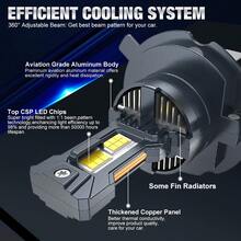 S&D H4 Led Canbus Lights 1:1 Mini Size Car Headlight With Fan 60000LM Super Bright Wireless Turbo Fog Bulb 6000K Automobile Lamp - H4 - View 4
