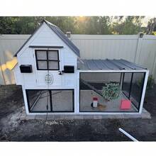 镀锌鸡笼网，五金网花园植物支架焊接金属鸡笼网，家禽动物笼网花园防护 - 銀色 - 查看 11