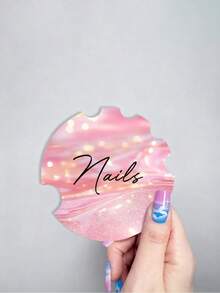 美甲摄影道具、氛围营造、背景装饰、姿势摄影，亚克力材质