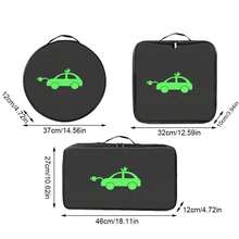 Bolsa organizadora de cables EV, caja de cargador de coche eléctrico, organizador de carga, bolsa de cables de puente, estuche de cable de carga de vehículo eléctrico - a - Ver 8