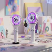 1/2pcs  Lightstick Holder Stand - Holder For K Pop Light Sticks, Adjustable Display Base Support Bracket Storage Rack For Universal Lightstick, For K-Pop Fans, Collectible Display& Organization, Applied For Party & Activities Between Family, Friends, Christmas, Do Not Include Light Stick - 黑色 - 查看 7