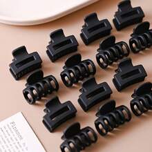 20个/2个/1个 女士抓握方形月亮发爪（颜色随机）发夹配饰，适合女性 - 彩色 - 查看 4