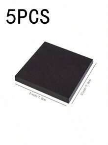 Adesivo nero puro di alta qualità per studenti, etichetta nera, strappabile N volte, pronto per dimenticare le note - Multicolore - Visualizzare 6