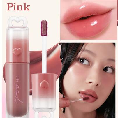 Peripera K-Beauty Ink Mood Glowy Tint，Water Bare Tint，Mirror Watery Lip Gloss，Glass Lip Gloss，丰盈，自然保湿，轻盈，提亮，持久显色，舒适不粘腻，适合戴口罩，不泛白，K-Beauty，韩国彩妆