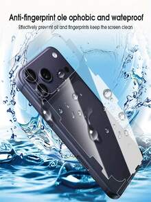 3pcs Full Coverage Hydrogel Film Screen Protector, Compatible With IPhone 17/17 Pro Max/17 Pro/Air/16/15/Plus/14/Pro Max/13/12 Pro Max, Transparent Screen Protector, Compatible With IPhone 17 Pro Max Sticker Screen Protection Essentials, Applicable To Daily Shield, Office, Home Daily Shield Office Home Phone Screen Protector Phone Accessories Waterproof Shockproof Anti-Fall Scratch Resistant