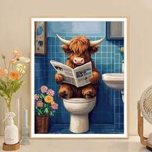 1Pc Paint By Numbers Kit For Adults Beginner, DIY Custom Portrait Pet Dog Animal Family Photo To Canvas Painting, Easy Modern Landscape Floral Art, Oil & Acrylic Paint By Number For Adults No Framed(40*50cm/16*20 Inch)