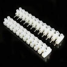 Connector Strip 12 Way 6 Amp Electrical Wire Choc Block Terminal - 白色 - 查看 3