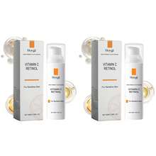 Hoygi 50ml 视黄醇和维生素 C 精华，抗皱修复，淡化细纹和皱纹，紧致光滑，滋养保湿，提亮肤色，面部精华 - 彩色 - 查看 14