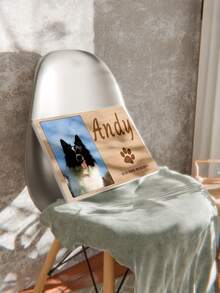 1 Stampa personalizzata su tela con foto del tuo animale domestico - Stampe su tela con le foto del tuo cane per opere d'arte personalizzate per camera da letto, soggiorno, matrimonio, bambino, animale domestico, famiglia, amore, coppia, amico, quadro, foto, opera d'arte da parete incorniciata, regalo di Natale, regalo per il migliore amico, regalo per la famiglia, regalo di compleanno, regalo per famiglia/amico/ragazza/ragazzo - Stile 1 - Visualizzare 5