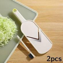 2pcs/1pc Cabbage Grater, Salad Slicer, Multi-Functional Vegetable Shredder And Slicer, Cabbage Shredder, Black/White, Vegetable Slicer, Cabbage Shredder, Salad Cucumber Potato Slicer, Shredder, Salad Shredder Tool, Vegetable Shredder, Kitchen & Dining Accessories, Vegetable Fruit Tools, Chopper And Slicer, Household Essential, Kitchen Essential, Kitchen Useful Tool - Multicolor - View 15