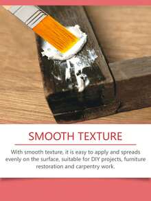 Masilla de madera multiusos, adecuada para limpiar baños, dormitorios, rellenar grietas y daños en muebles de exterior y productos de madera, y reparar productos de madera. También es un gran regalo para familiares y amigos durante las vacaciones (se envían versiones nuevas y antiguas al azar). - Multicolor - Ver 5
