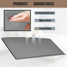 Revive Mattress Support Pad - 45D High Density Foam Mattress Support Pad, Provides Firm Support, Prevents Mattress Sagging And Extends Mattress Life, 59 X 24 X 2 Inches, Black - Multicolor - View 11
