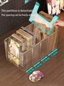 1个亚克力CD架，CD光盘展示架，桌面CD、黑胶唱片、磁带、专辑收藏收纳架