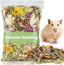 Sukh 150 g de para hámster, Flores y Hierbas, para hámster, Control de olores, Ropa de Cama de hámster Enano, jerbos, Robo, Ropa de Cama para hámster, hámster, hábitat, decoración, Comida para - Mezcla 1 - Ver 1
