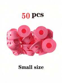 100/50/40/30/20/10/5/1个装卷发器，蘑菇形和钟形，适用于普通发质女性，不伤发，懒人友好型睡眠造型工具，卷发工具，DIY，不伤发质，时尚美发工具 - 彩色 - 查看 28