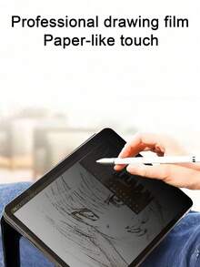 ZYONS 1片装，兼容iPad平板电脑的隐私屏幕保护膜，保护隐私，防窥，弧形边缘，防刮防摔，全屏覆盖，强效防指纹，触控灵敏，非玻璃材质，哑光纸质感，兼容iPad 11代（2025款A16）、iPad 10代（10.9英寸）、iPad Air 13/11英寸（M4/M3/M2，2025/2024款）、iPad Pro 12.9英寸/iPad mini（2024款），屏幕保护必备品，适用于日常、办公、家庭使用。防水防震防摔防刮。 - 黑色 - 查看 4