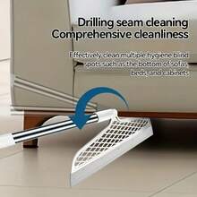 Magic Scraper Broom, Bathroom Floor Silicone Wiper Broom, Bathroom Glass Wiper, Dust-Free Scraper, Sweeping The Floor Clean - Multicolor - View 10