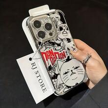 Funda de Teléfono Anime Fashion D-DAN DA DAN, Compatible con los modelos  17, 16E, 16, 15, 14, 13, 12, 11 Mini, Pro, Max, Air, X, XR, XSMAX, 8 y 7 Plus.Adoptando un diseño de funda trasera transparente y suave para prevenir caídas, funda de teléfono. - Colores mixtos - Ver 8