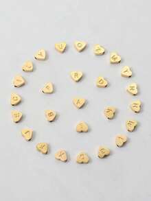 Fashionable Heart Letter Pendant Bracelet, Women's Adjustable Braided Rope Bracelet With Rhinestone A-Z, Women's Jewelry Gift - Bracelet - View 11