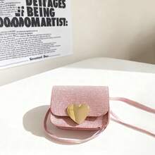 1pc Fashionable Flap Closure Shoulder Bag For Girls, Glitter Small Crossbody Bag Suitable For Parties, Festivals, Daily Use - A - View 8