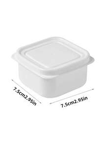 1个带盖冰箱食品储物盒，便当盒，洋葱姜蒜储物盒，透明塑料小盒，备餐盒，厨房适用，办公室午餐盒，洋葱姜蒜储物盒 - 彩色 - 查看 14