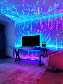 40米/131英尺RGB LED灯带,配备24键遥控器、App控制、可调光、DIY模式、USB供电,适用于家居装饰、电视、电脑、卧室、游戏显示器、圣诞节、万圣节、婚礼、生日派对、床头灯等。 - 彩色光 - 查看 7