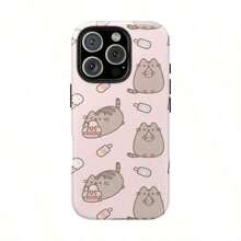 1PC Cute Pusheens Phone Case With Ice Cream Design, Compatible With Phone Models 1716, 15, 14, 13, 12, 11 Pro Max.Made Of Transparent TPU Soft Shell Material, Suitable For Smartphones, Providing Protection.Long Sleeve Tops - 1pc - 查看 5