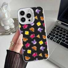 FNAF Freddy Face Pattern Cute Chibi Compatible With Phone Case For Kids IMD Color Silver Case Compatible With 16 15 14 13 12 11 Pro Max Plus, Case Compatible With 17 Pro, 17 Pro Max, 17, 16 Pro - Z1 - 查看 4
