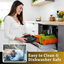 Chicken Shredder Tool Twist Large – 11.8" Meat Shredder Tool Twist For Quick Chicken Breast Shredding - With Non-Slip Pads & Suction Cups, Dishwasher Kitchen Tool - Multicolor - View 4