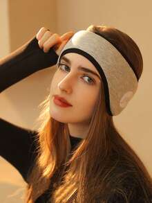 1 miếng bịt tai chống ồn và mặt nạ mắt có thể điều chỉnh, bịt tai và mặt nạ mắt đa chức năng, nút tai, chống ồn, thiết kế không gây khó chịu cho tai, băng đô thể thao có thể điều chỉnh, bảo vệ khỏi thời tiết lạnh, thích hợp để ngủ, ngủ trưa, sử dụng ban đêm quanh năm. Thích hợp cho phòng ngủ, du lịch, văn phòng, trường học, hoạt động ngoài trời - Nhiều màu - Xem 3