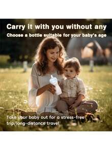 1 个 5.07 盎司/8.11 盎司/11.16 盎司硅胶婴儿奶瓶，新生儿 - 彩色 - 查看 10