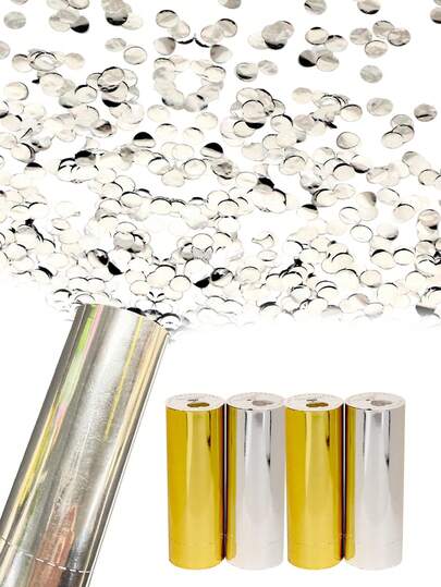 1/5/10 unidades - Lanzadores de confeti de papel de colores, lanzadores de mano de confeti de papel multicolor, decoraciones de fiesta para graduación, boda, cumpleaños, revelación de género, Año Nuevo, Día de la Madre, ceremonia de graduación y otras ocasiones