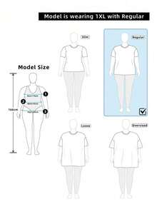 T-shirt casual rotonda con stampa grafica minimalista e slogan, adatta per donna, primavera/estate, collo rotondo, adatta per scuola, vacanza e shopping, ritorno a scuola, adatta sia per uomo che per donna, stile di strada, adatta per scuola, vacanza, shopping, sport e altre occasioni